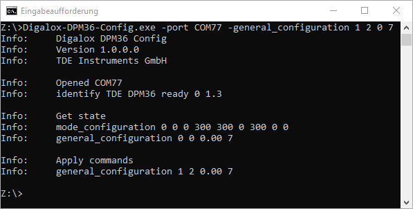 Digalox XBEE Poll Screenshot